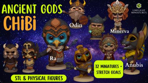 Chibi Miniatures: Ancient Gods vol.1