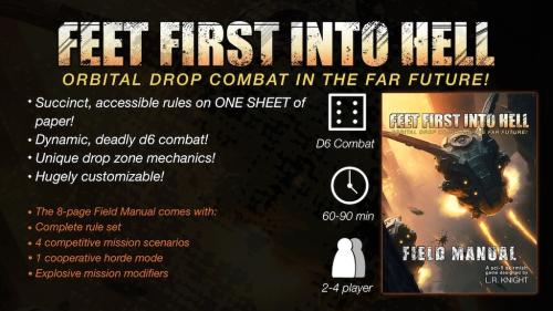 FEET FIRST INTO HELL: Orbital Drop Combat Skirmish Game