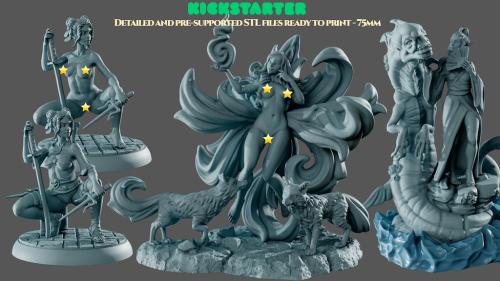 The Horny Women of the Immortal Shogunate Vol.1 (STL FILES)