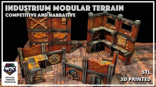 Industrium: Modular Tabletop / Wargame Terrain - STL/Printed