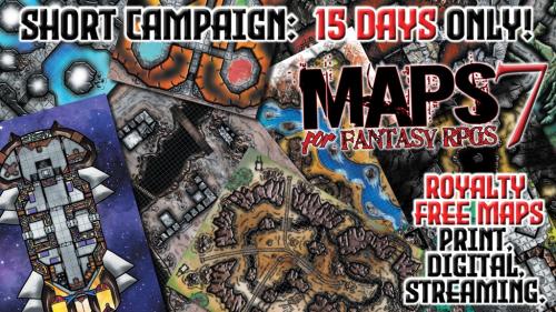 MAPS FOR FANTASY RPGs 7 - ROYALTY FREE MAPS