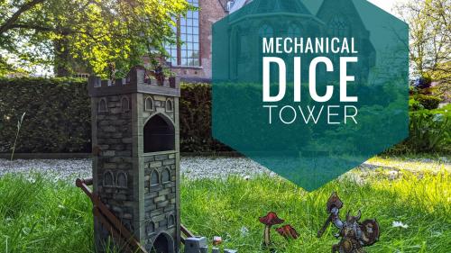 Mechanical Dice Tower for Tabletop RPG