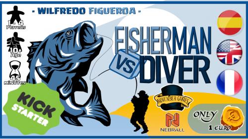 Board Game - Fisherman vs Diver - Roll&Write