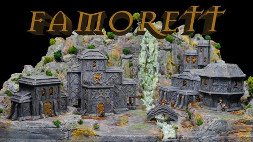 Town of Famorett: 3D Printable Dwarven Buildings