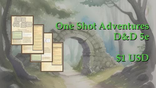 One Shot Dungeons: Adventures for D&D 5e