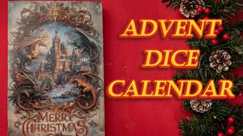 Christmas 2025 Dice Advent Calendar for RPG & Tabletop Fans