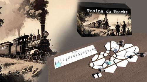 Trains on Tracks: Board Game About Railways