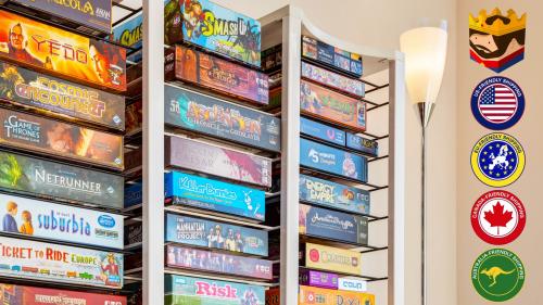 BoxThrone - The Modular Board Game Shelving System