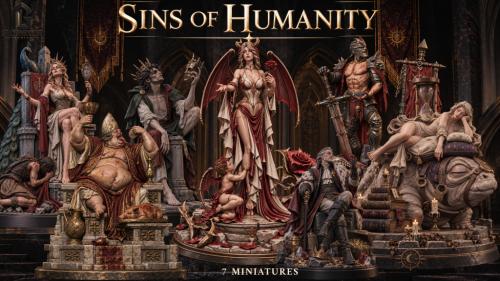 Sins of Humanity – The Seven Deadly Sins (7 miniatures)