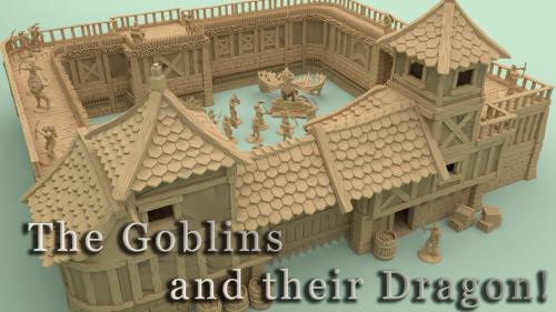 The Goblins and their Dragon! | PAY WHAT YOU WANT |STL FILES
