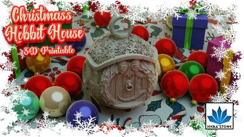 Christmas hobbit house