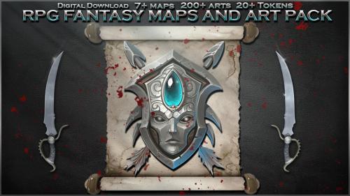 Rpg tabletop Fantasy maps/art packs & tokens