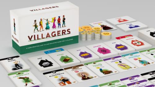Villagers - Card drafting & village building for 1-5 players
