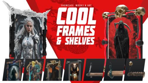 Possibly Cool Poster Frames and Shelves