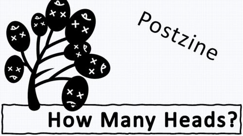 How Many Heads? A Monster Postcard Zine