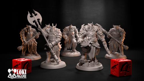 Barren legions - Pre-supported STL files