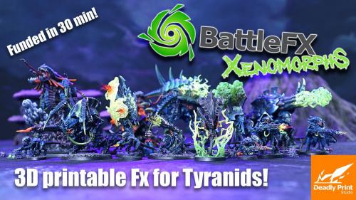 BattleFx Xenomorphs: 3D Printable Fx for insectoid Xenos