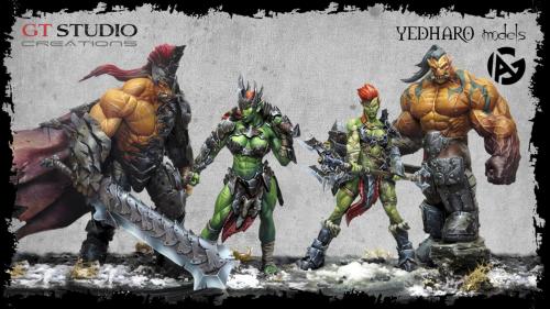 Orc Warband Collectors by Yedharo and GT Studio Creations
