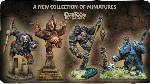 A new collection of miniatures 40 mm from Cartoon Miniatures