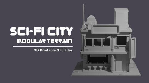 Sci-Fi City Modular Terrain