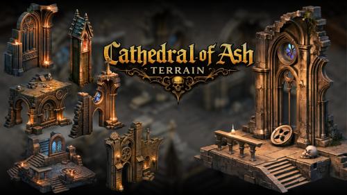 Cathedral of Ash Terrain – Grimdark Ruins for Tabletop Games