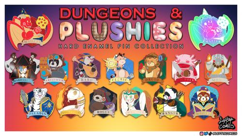 Dungeons & Plushies Hard Enamel Pins Vol. 1
