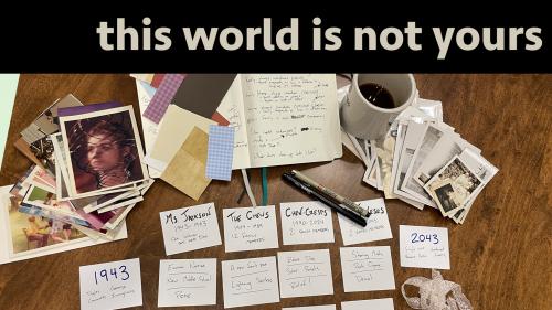 this world is not yours: an RPG zine