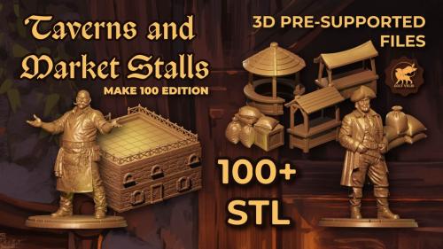 Taverns and Market Stalls - Make100 Edition
