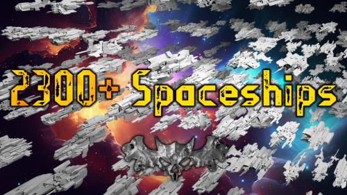 Rorschach Armada: 2300+ 3D Printable Spaceships for TTRPGs