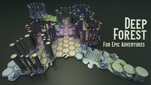 Deep Forest Tiles For Epic Adventures.