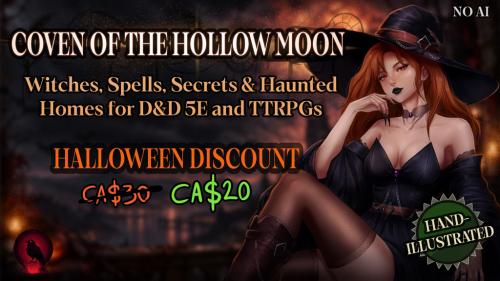 Coven of the Hollow Moon: D&D Witches, Spells & Haunted Huts