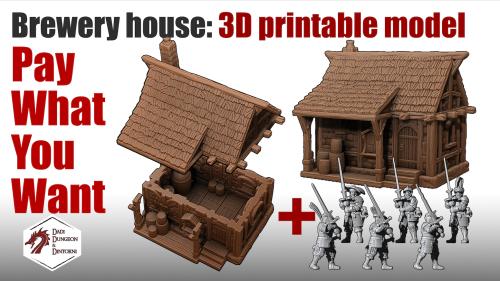 Stormhill: Brewery - PWYW 3D Printable Model