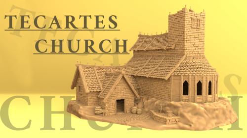 TECARTES CHURCH | 3D PRINTABLE STL FILES | 72H SPECIAL