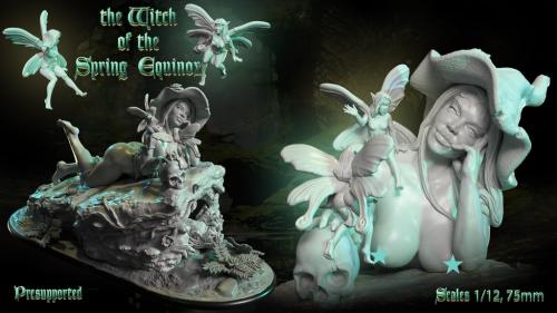STL Miniatures: the witch of the spring equinox