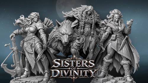 Sisters of Divinity - 3D Printable Female Heroes