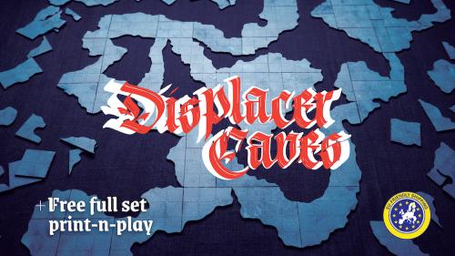 Displacer Caves ♦ Simple modular prepainted DnD cavern tiles