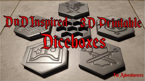 Adventure Dice Boxes - 3D Printable