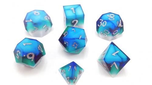 LibrisArcana.com April 2021 Exclusive Fire and Ice Dice