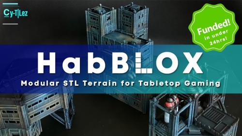 HabBlox, Modular STL Terrain for Tabletop Gaming