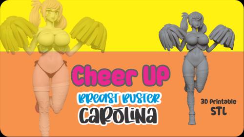 Cheer Up Sexy waifu Cheerleader STL FIle