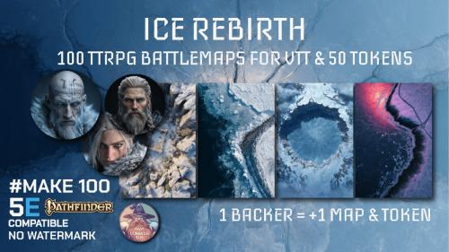 Ice Rebirth - TTRPG Battlemaps