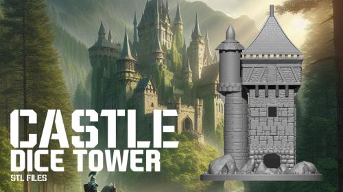 CASTLE DICE TOWER - STL FILES