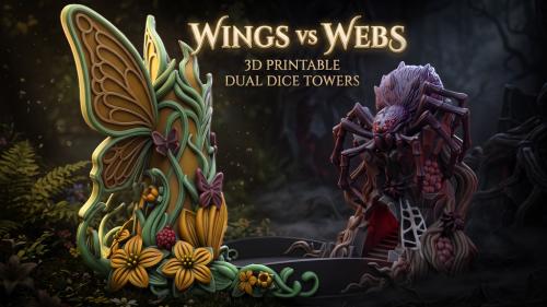 Hope vs Fear: Dual Dice Towers – Wings vs Webs