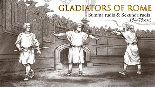 Summa Rudis - historical miniature of Ancient Rome (54/75mm)