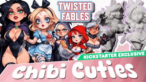 Twisted Fables ~ Chibi Cuties - SET 7 : 3D Printables STLs