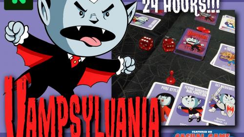 VAMPSYLVANIA: A card and dice game of cute cartoon monsters!