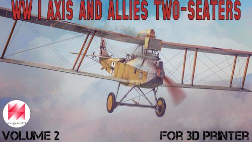 Axis and Allies Two-seater planes of WW I (1:144, Vol.2)