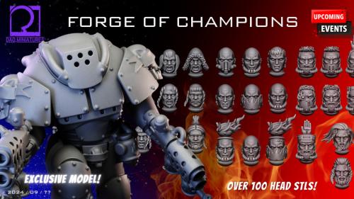 Forge of Champions: Dynamic Heads Collection for Wargames