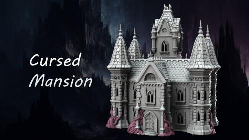 Cursed Mansion - 3D Printable Terrain