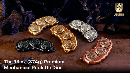 Dragon Spine:The 13 oz(374g)Premium Mechanical Roulette Dice